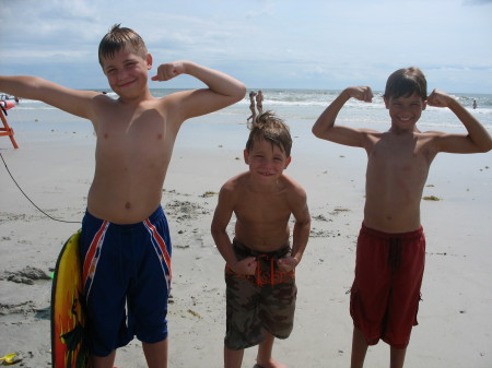 The Boys at the beach