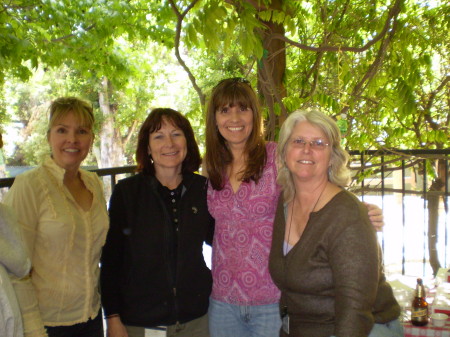 Lynda with friends at Patagonia