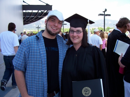 Kael and Kiri at Kiri's college graduation!