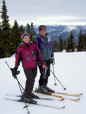 We ski up at Whistler