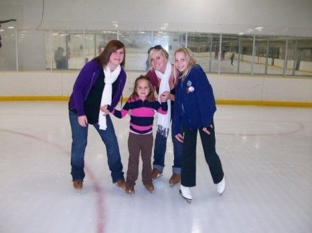 Amy & Katie skating