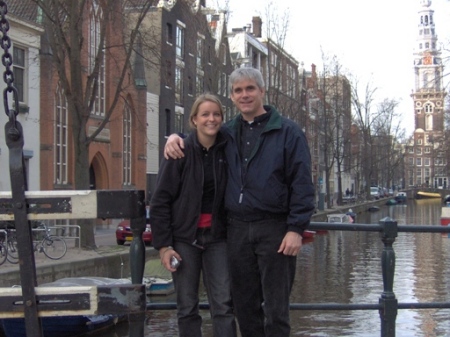 my daughter and I in Amsterdam