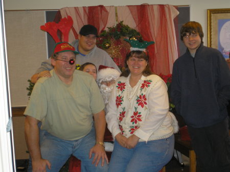 Rankin family at Church Christmas Party