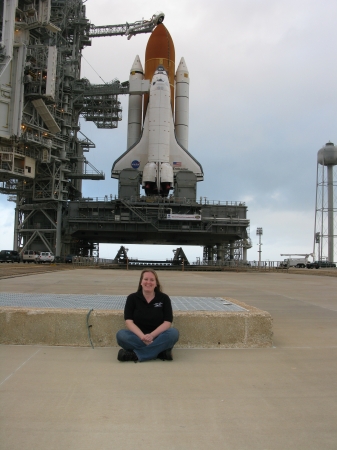 Kerri with the Endeavor