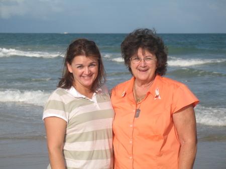 My mom, Lorraine, and me---December 2007.