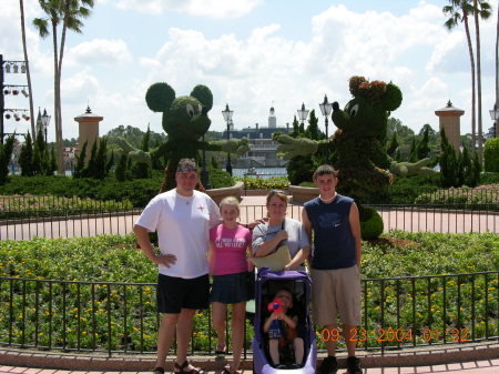 Family trip in Disney 2004