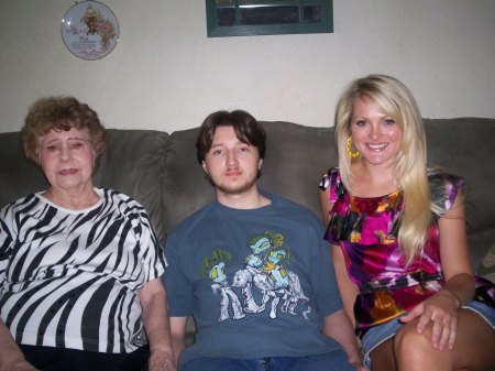 Mom, Wesley, and Michelle