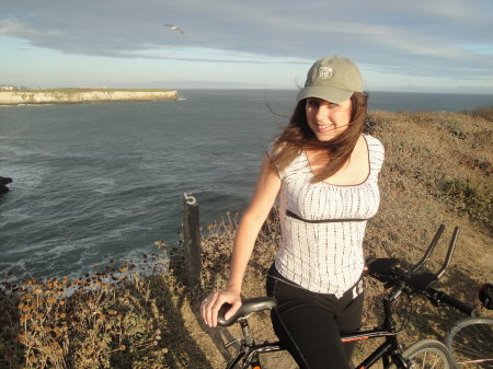 Me on bike trail along Wilder Ranch,Santa Cruz