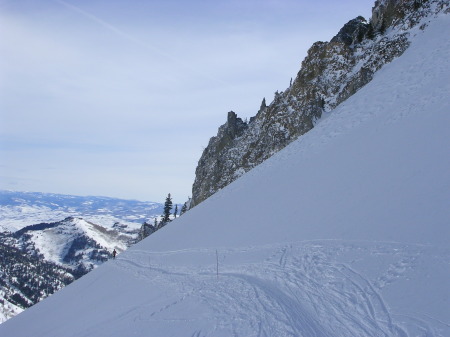 UTAH Powder ,Bluebird Day ,Traverse the Ridge