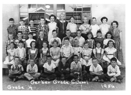 Gerber School grade 4 - 1957