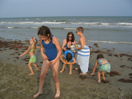 Six in the Grittty: Feeding seagulls with my grands in Galveston!