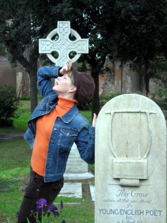 John Keats' grave. Rome, 2007.