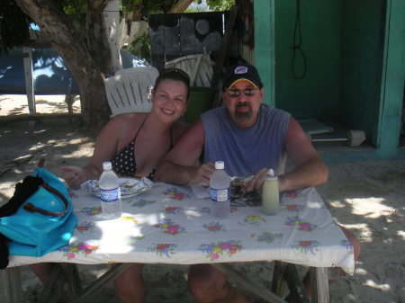 In Jamaica with oldest daughter, Samantha