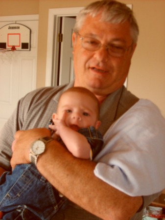 CJ W/ Grandson, Jarrett