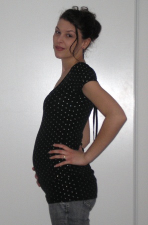 5 1/2 months pregnant