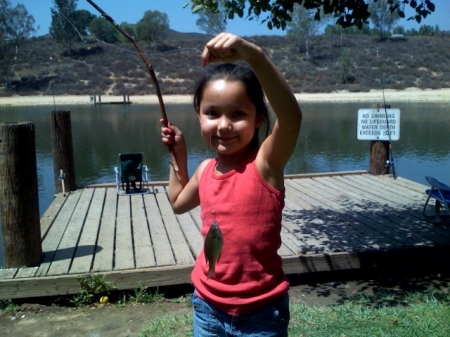 Gianna Loves to fish!