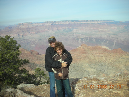 Mom & Spencer (12) At The Grand Canyon