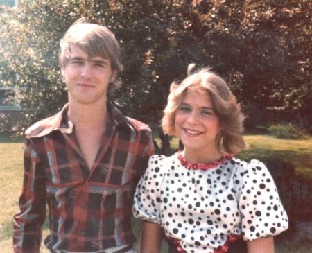 My sister Lisa and me 1978