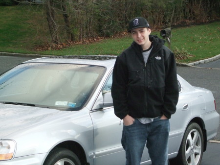Son Connor and his new car