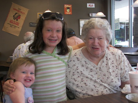 Eleanor, Abigail and my grand mother (Joyce)