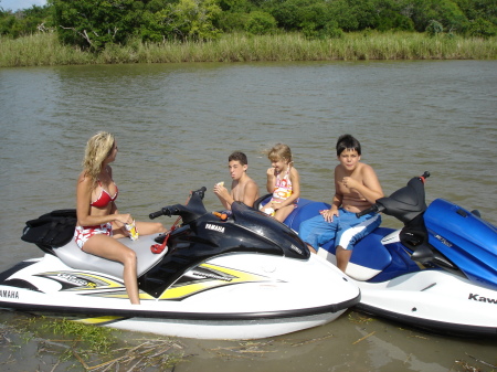 2005 Aransas River w/ our new water craft