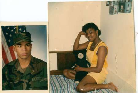 MY BROTHER DEXTER WHEN HE WAS IN THE ARMY