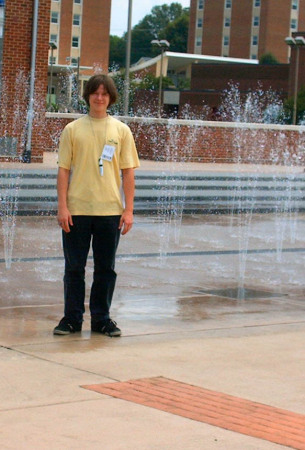 Taylor at Orientation at Longwood University