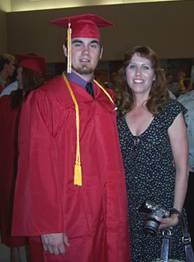 Michael & Mom at Graduation