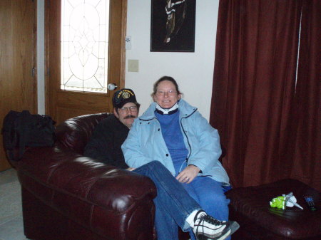Jan 2007- Husband Ed and I- I am in the neck brace