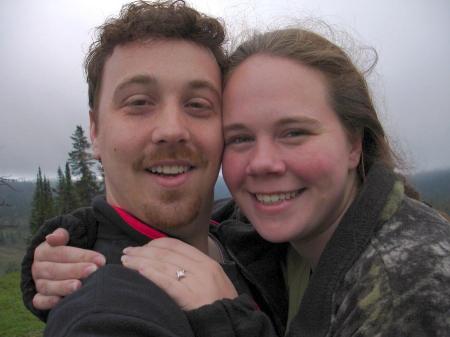 Engaged in Yellowstone NP on Mt. Washburn