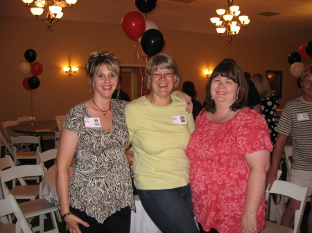 Kim, Jenny and me at the 20 year reunion