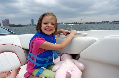 Bella on a Sunday Boat ride!