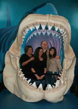 My family at the local Aquarium