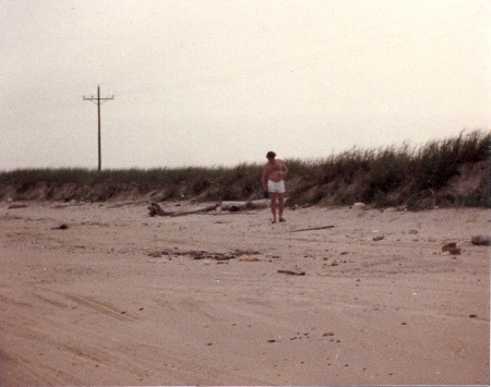 Dottie Irwin Melko's album, Ship on Boca Chica Beach-Hurricane Beulah