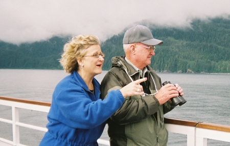 Dad and I in Alaska