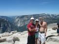 Me with sons on top of Half Dome