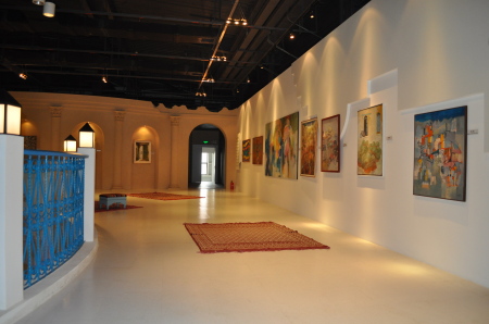 Inside the Tunisia Pavilion upstairs
