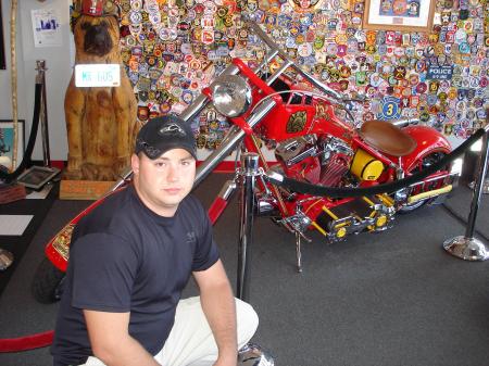 The fire bike from Orange County Choppers