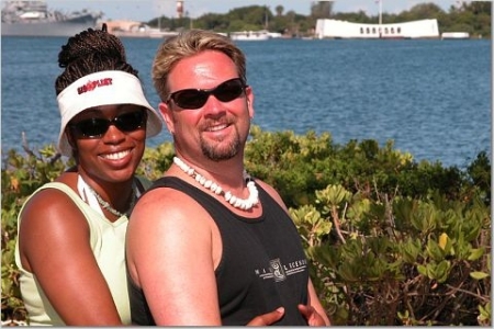 Kendra & I at Pearl Harbor