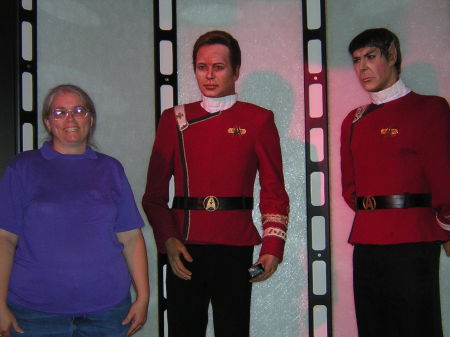 Charlotte and Captain Kirk and Mr Spock