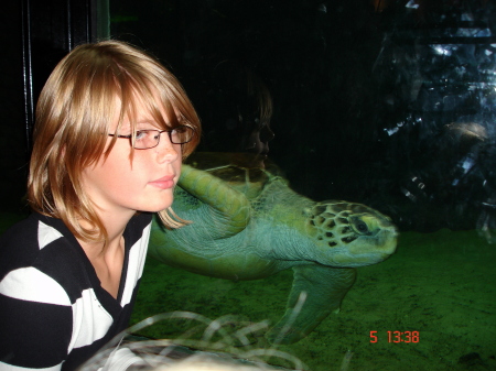 Alexandra at Copenhagen aquarium