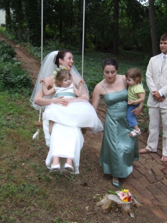 My girls at Megan's wedding