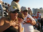 Me, my son and my brother GREG.. at Nascar...