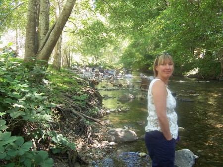 Katherine in the Big Sur River