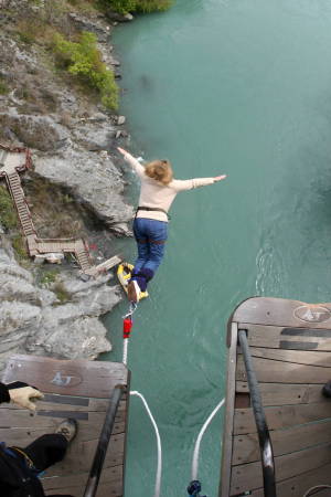 Linda Ciampa - 1st Bungy Jump