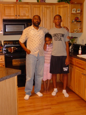 Me with two of my grandchildren - Jayla & Darien - May 2007