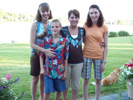 August 2008 - Me, my son, my mom and sister