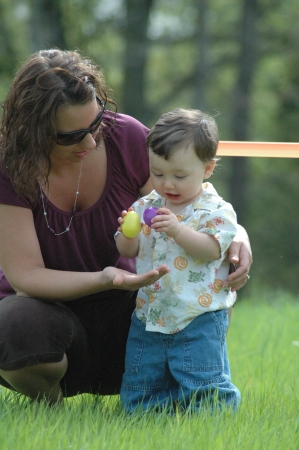 Daughter, Becca and grandson, Austin