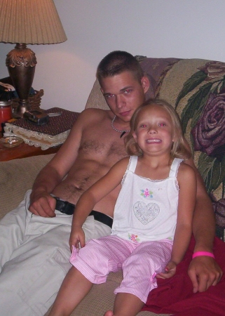 Pic of my husband and my stepdaughter.
