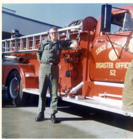 Myself with our loaner pumper on the flightline